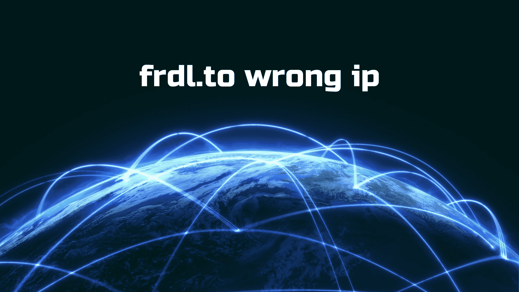 frdl.to wrong ip